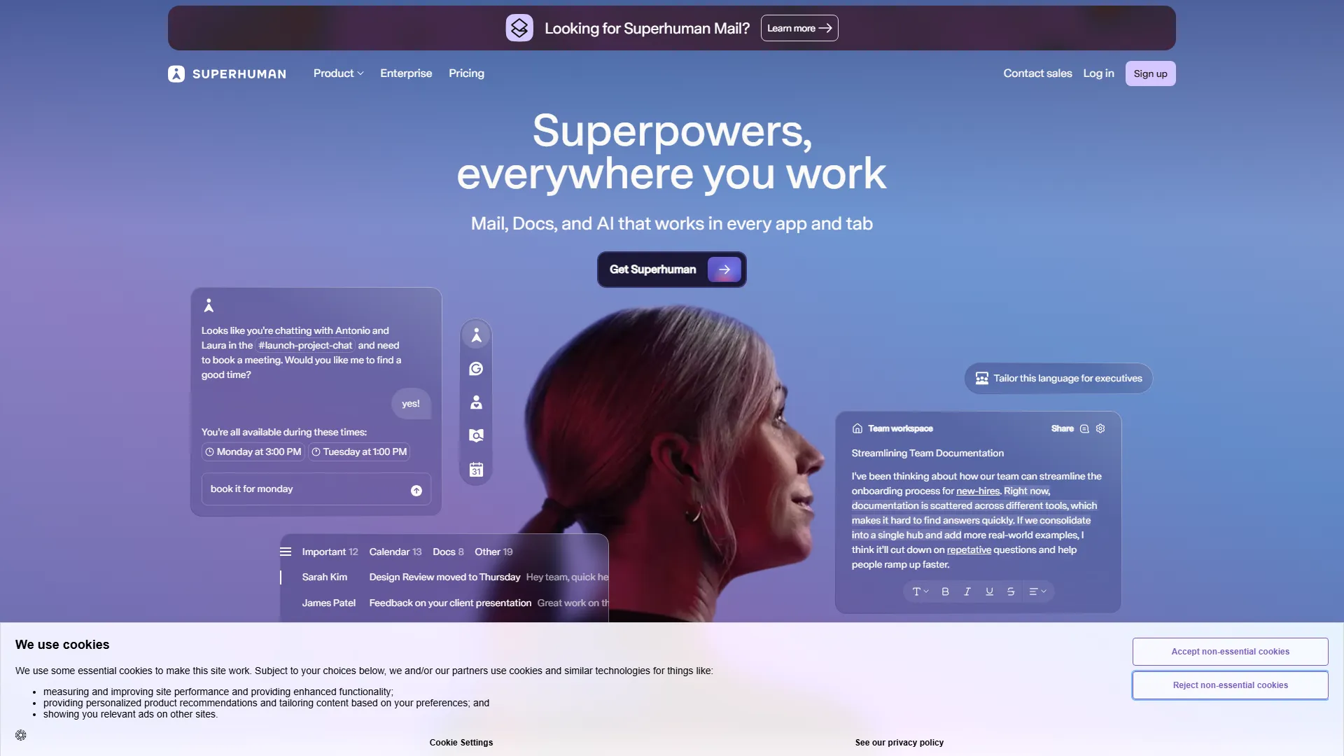 Superhuman screenshot