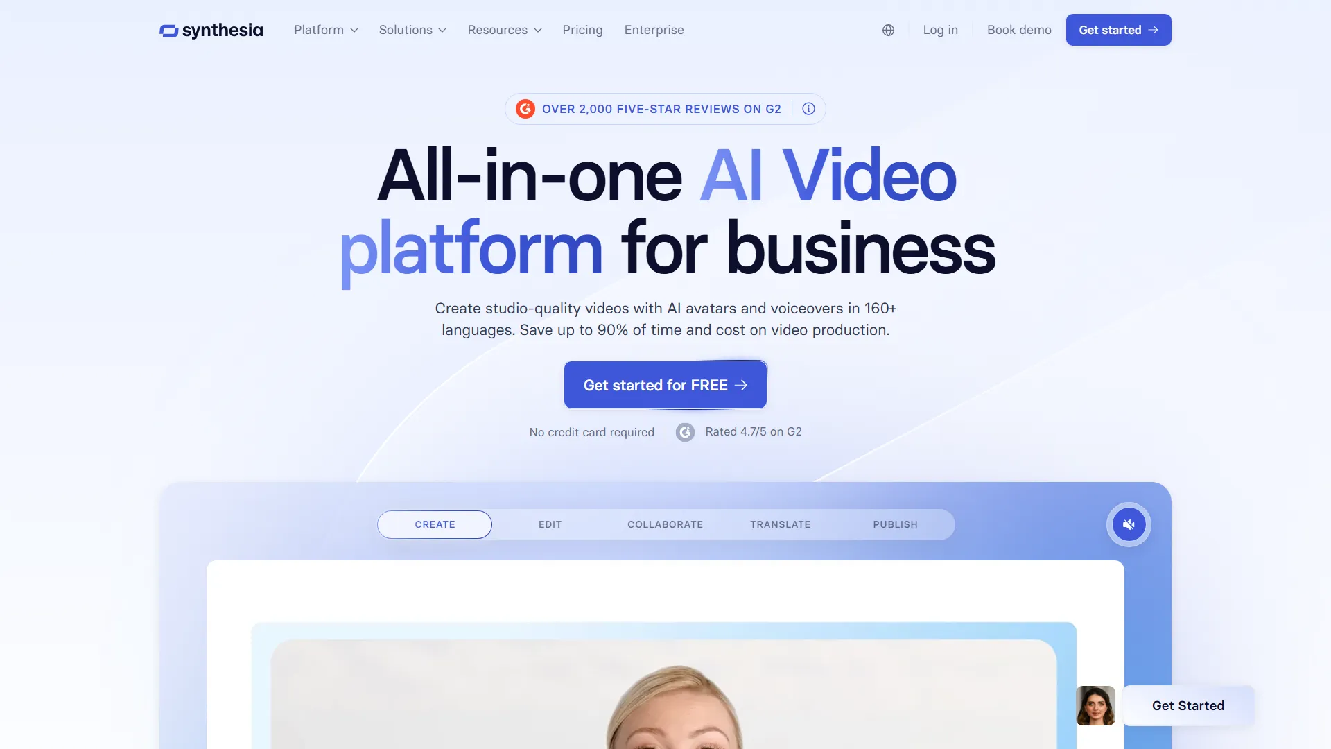 Synthesia screenshot